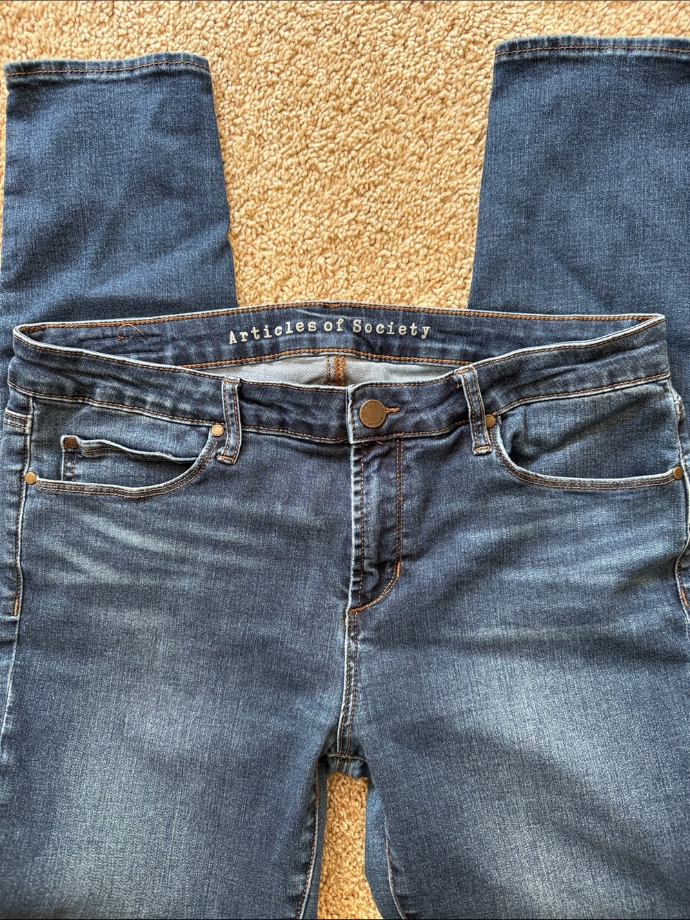 Articles Of Society Dark Blue Skinny Jeans size 32
